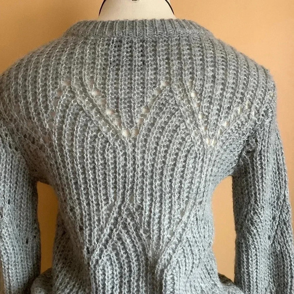 ABERCROMBIE & FITCH Wool/Alpaca Cable Knit Sweater Size S - Picture 4 of 16